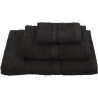 Πετσέτες μονόχρωμες μαύρες Viopros Classic 