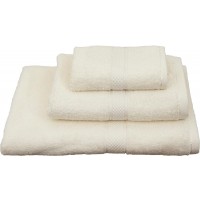Πετσέτες μονόχρωμες εκρού Viopros Classic 