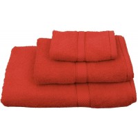 Πετσέτες μονόχρωμες κόκκινες Viopros Classic 