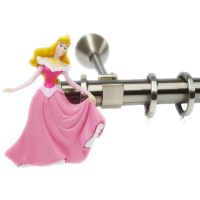 Κουρτινόξυλο παιδικό Disney Princess Ariel Φ 25mm nickel 