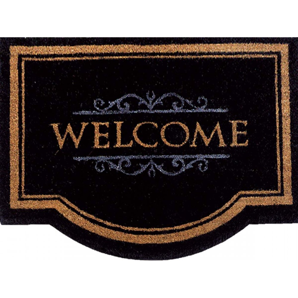 Χαλάκια εισόδου Ruco Classic welcome 001 black 60x80cm