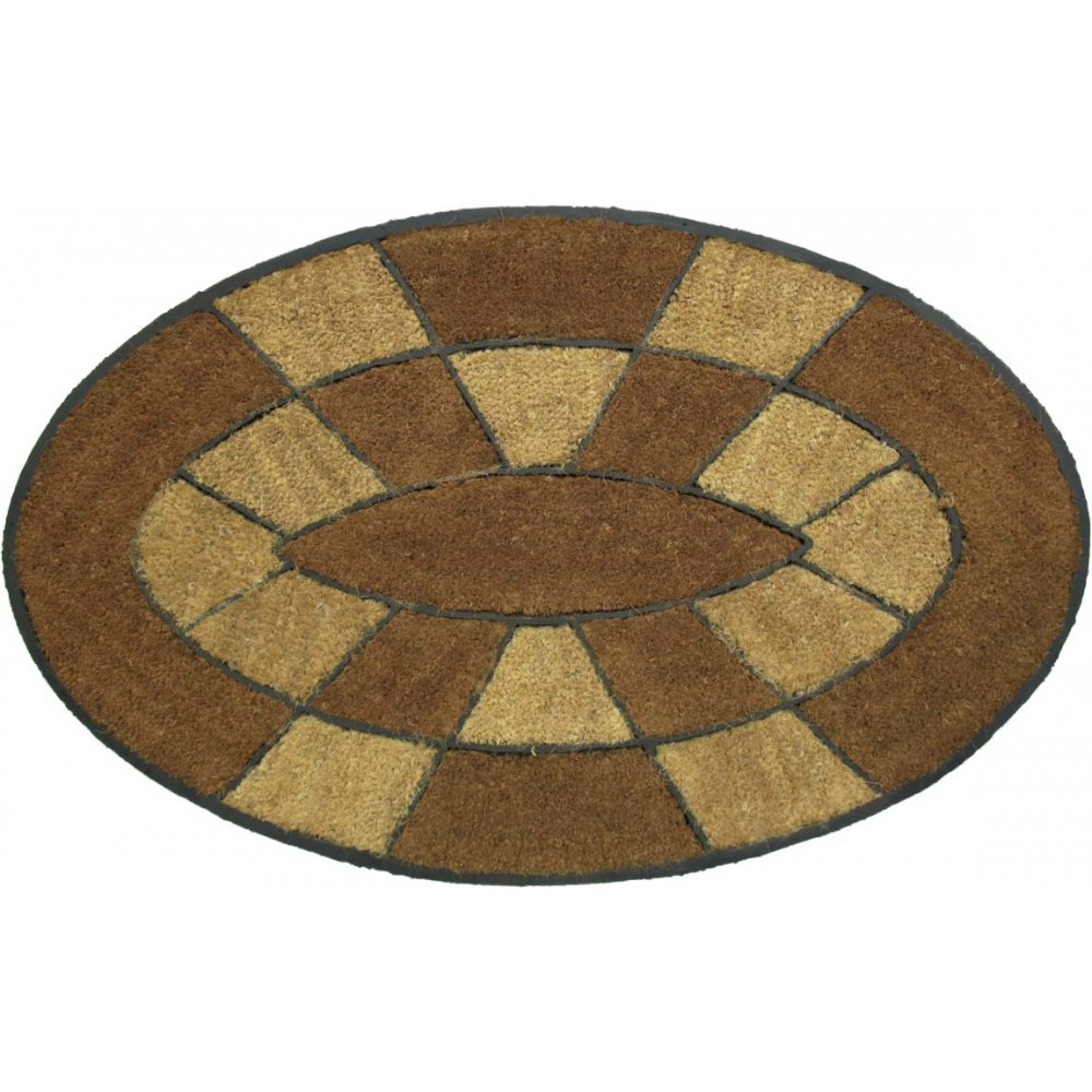 Χαλάκια εισόδου Oval Indian 002 60x90 cm