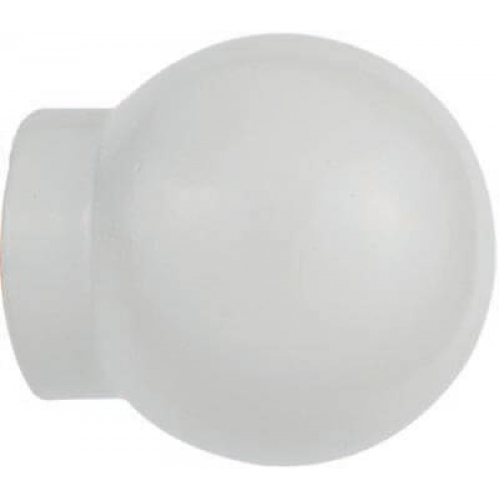 Άκρα-τέρματα κουρτινόξυλων Zogometal architect 0058 white soft touch