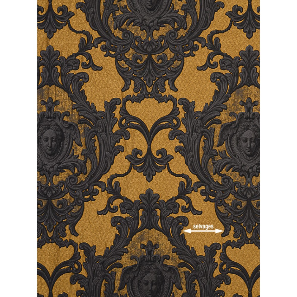Υφάσματα σαλονιού Versailles Carbon 14-3896