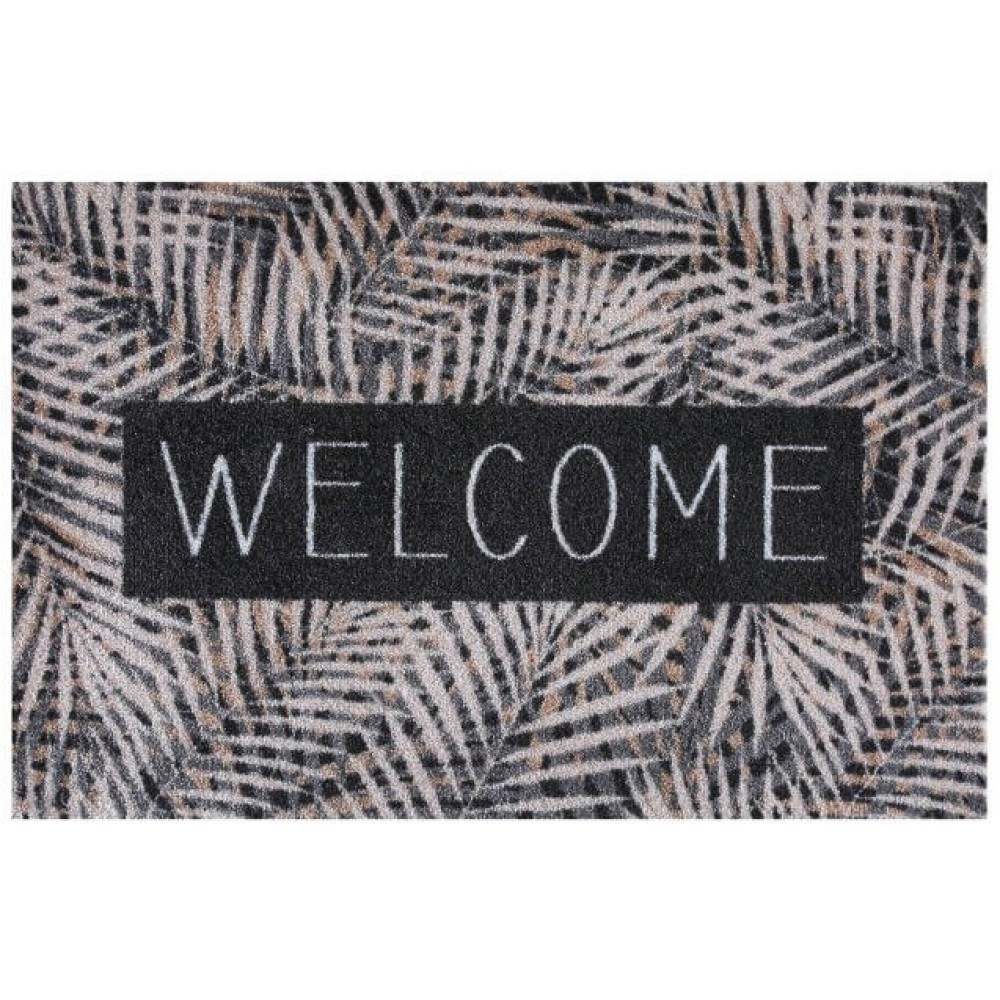 Χαλάκια εισόδου Ambiance 966 leaves welcome beige 50x75cm