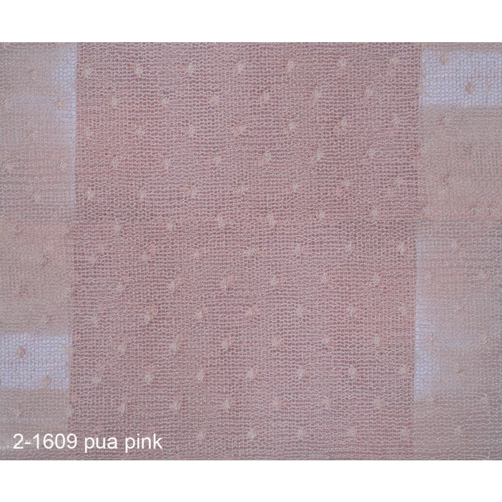 Κουρτίνα δαντέλα πουά με το μέτρο 2-1609 Pink