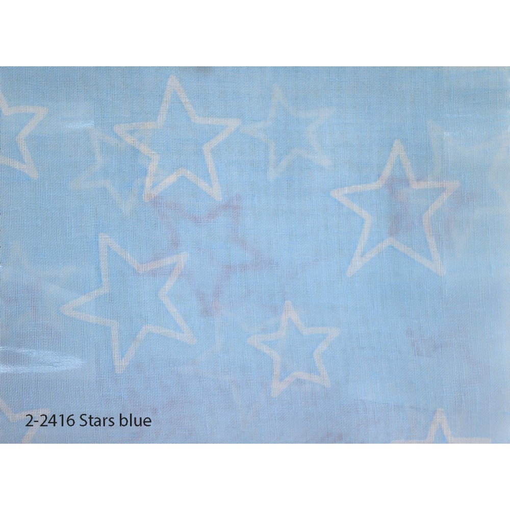 Κουρτίνα εφηβική με το μέτρο Stars blue 2-2416