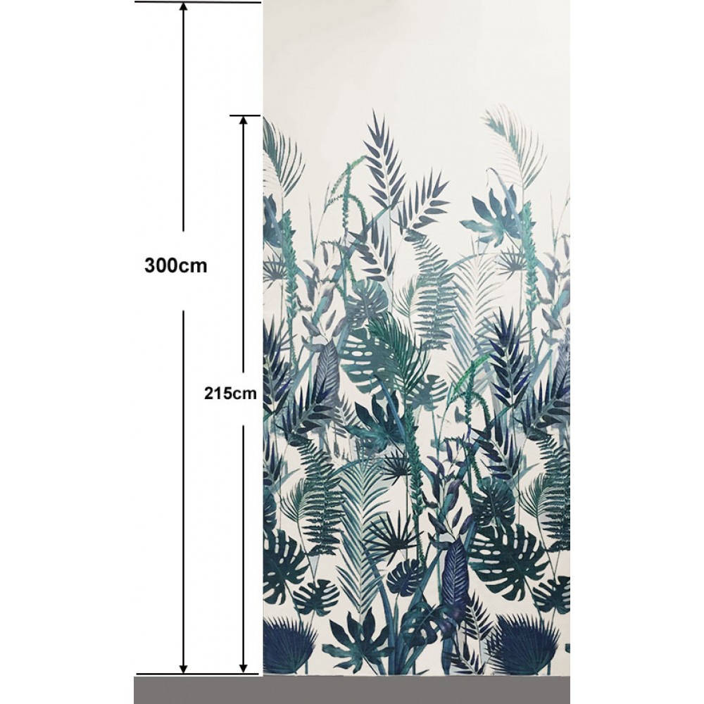 Κουρτίνα εμπριμέ 2-2622 Seychelles tyrquoise _1