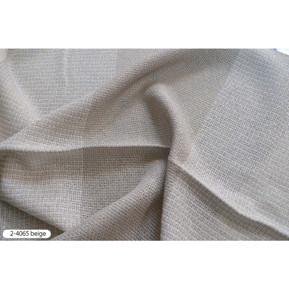 Κουρτίνα ριγέ Simplicity beige 2-4065
