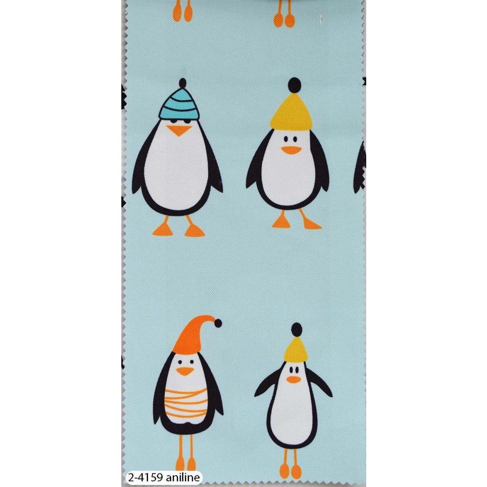 Ύφασμα παιδικό με το μέτρο Happy Feet aniline 2-4159