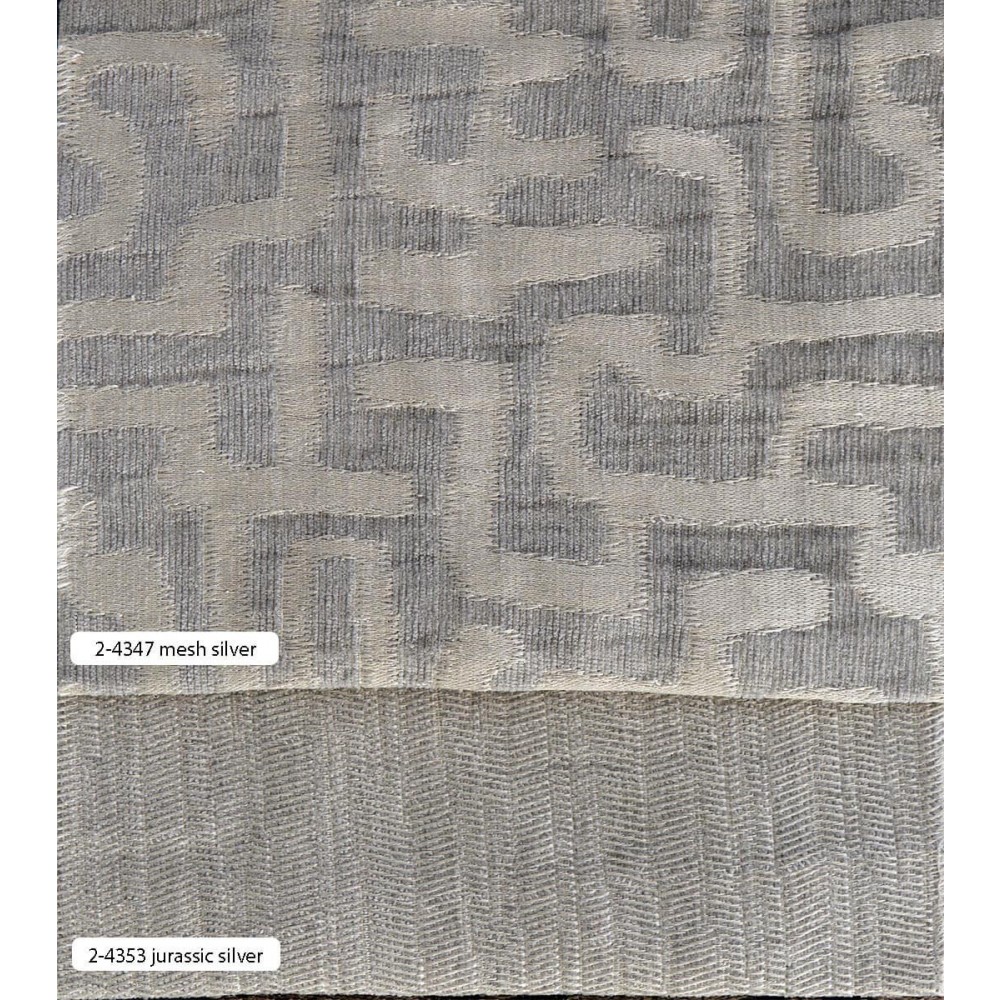 Υφάσματα σαλονιού ζακάρ Mesh - Jurassic Silver 2144 300cm