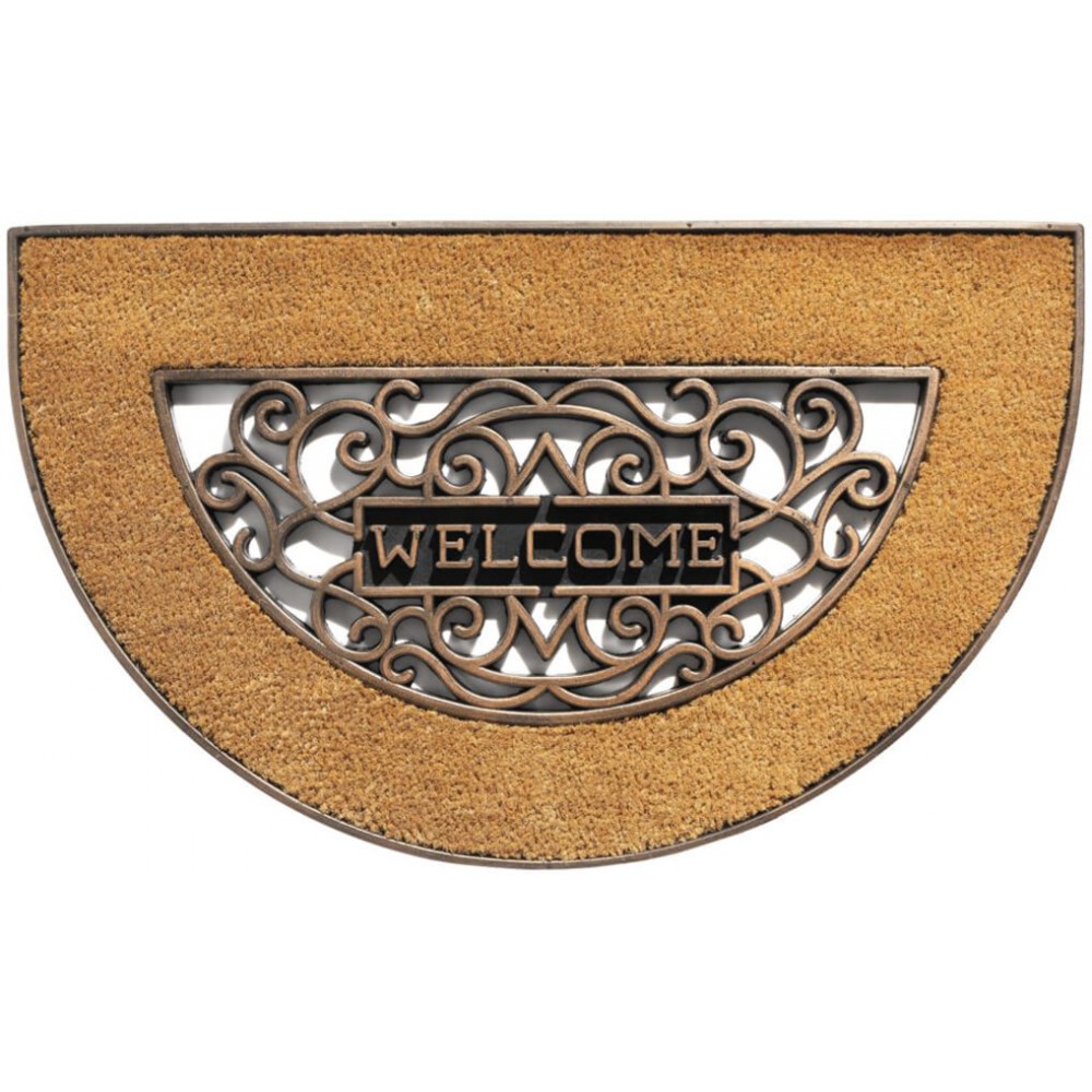 Χαλάκια εισόδου Mathara 004 welcome natural hr 45x75cm