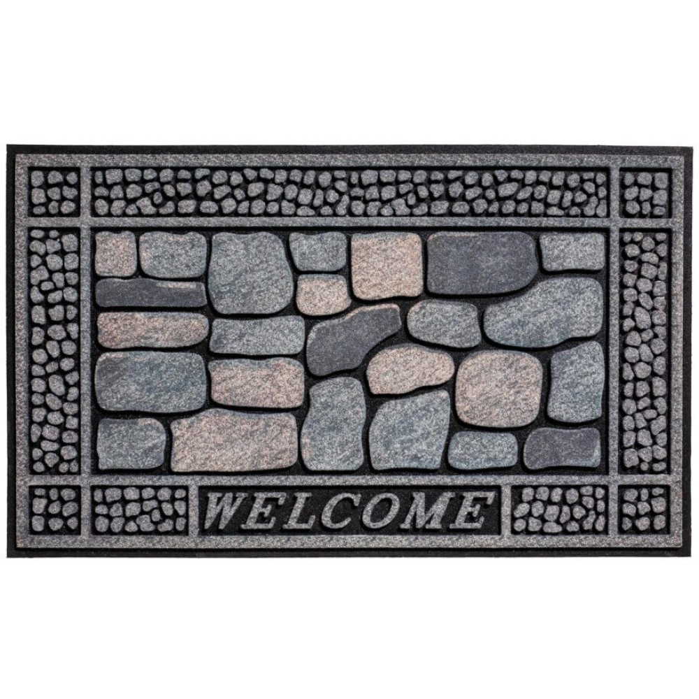 Χαλάκια εισόδου Ecomat 011 stones welcome 45x75cm