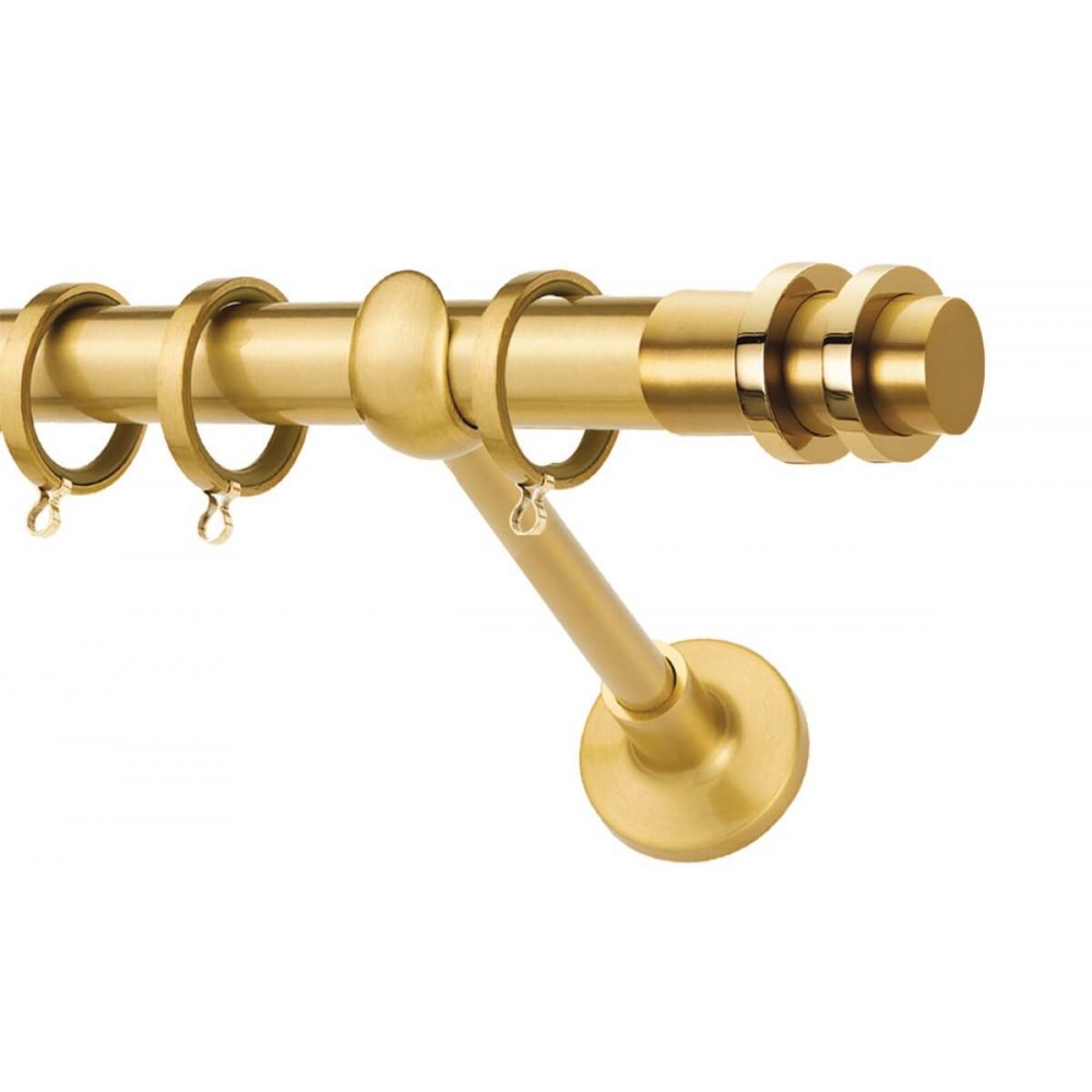Κουρτινόξυλο μονό ορο ματ Zogometal Prestige Collection PR4116 Φ25mm 