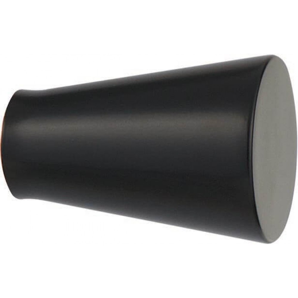 Άκρα-τέρματα κουρτινόξυλων Zogometal architect 4141 black soft touch