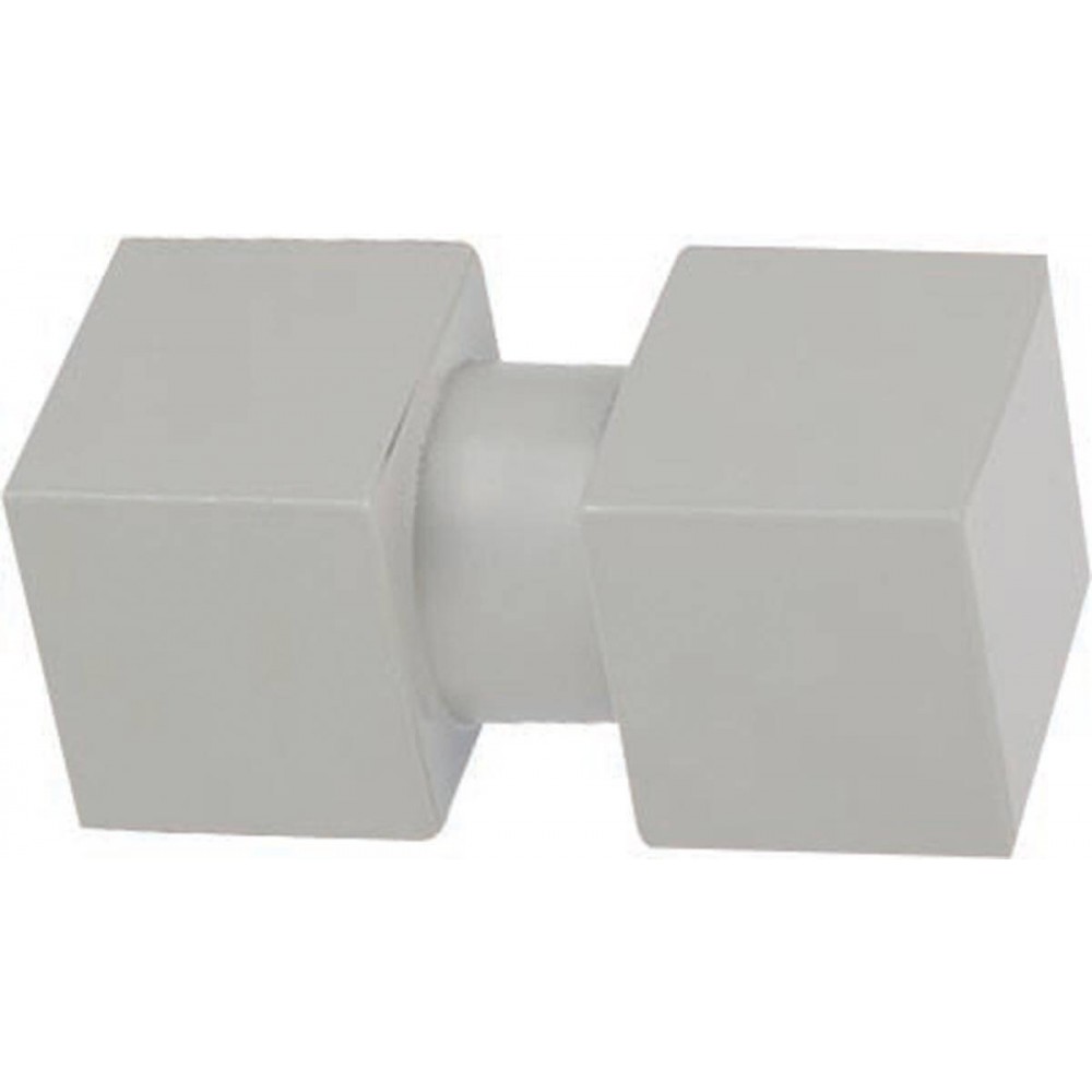 Άκρα-τέρματα κουρτινόξυλων Zogometal color more 4144 ice white