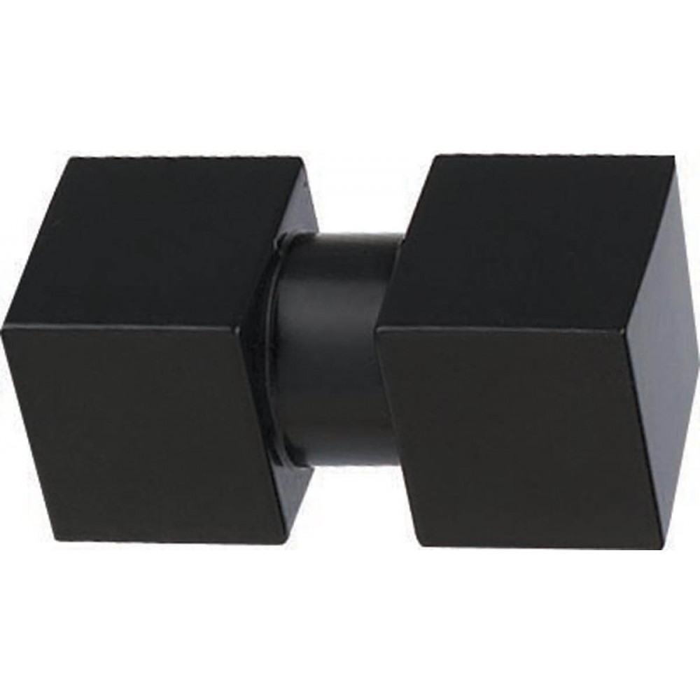 Άκρα-τέρματα κουρτινόξυλων Zogometal color more 4144 off black