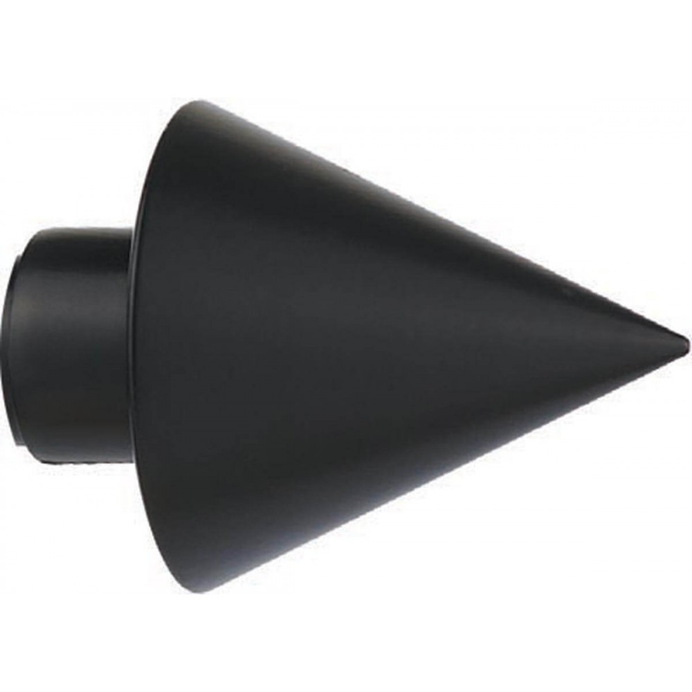 Άκρα-τέρματα κουρτινόξυλων Zogometal color more 4146 off black