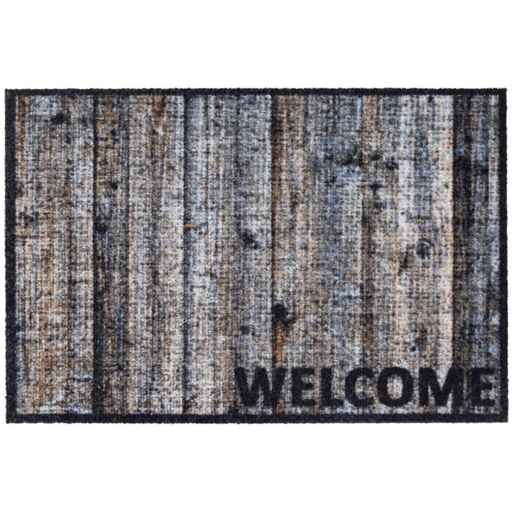 Χαλάκια εισόδου Optima 004 wood welcome 50x75cm