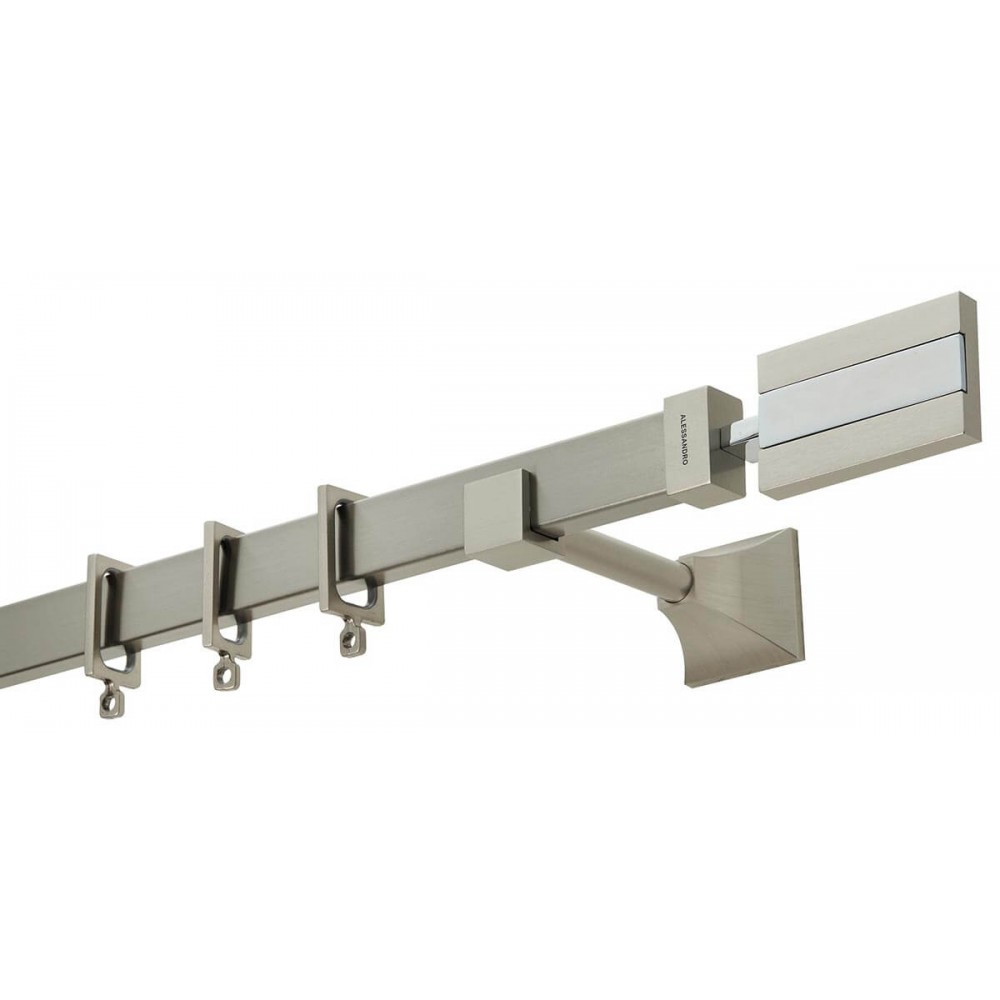 Κουρτινόξυλο μετώπη Zogometal Prestige Collection μονό PR4572 30x15mm 