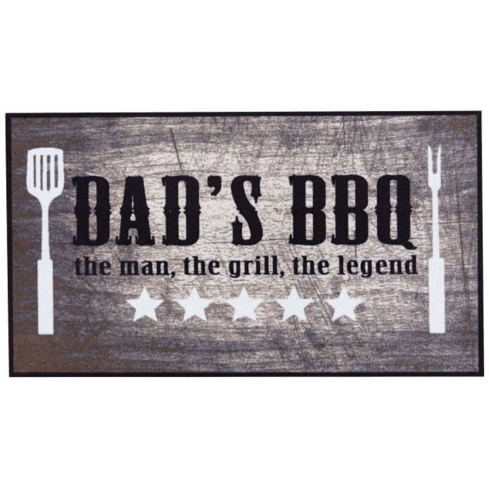 Χαλάκια κουζίνας Barbeque mat 220 dad's bbq the man 60x120cm