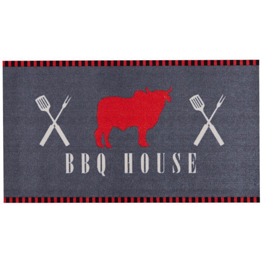 Χαλάκια κουζίνας Barbeque mat 520 bbq house 60x120cm