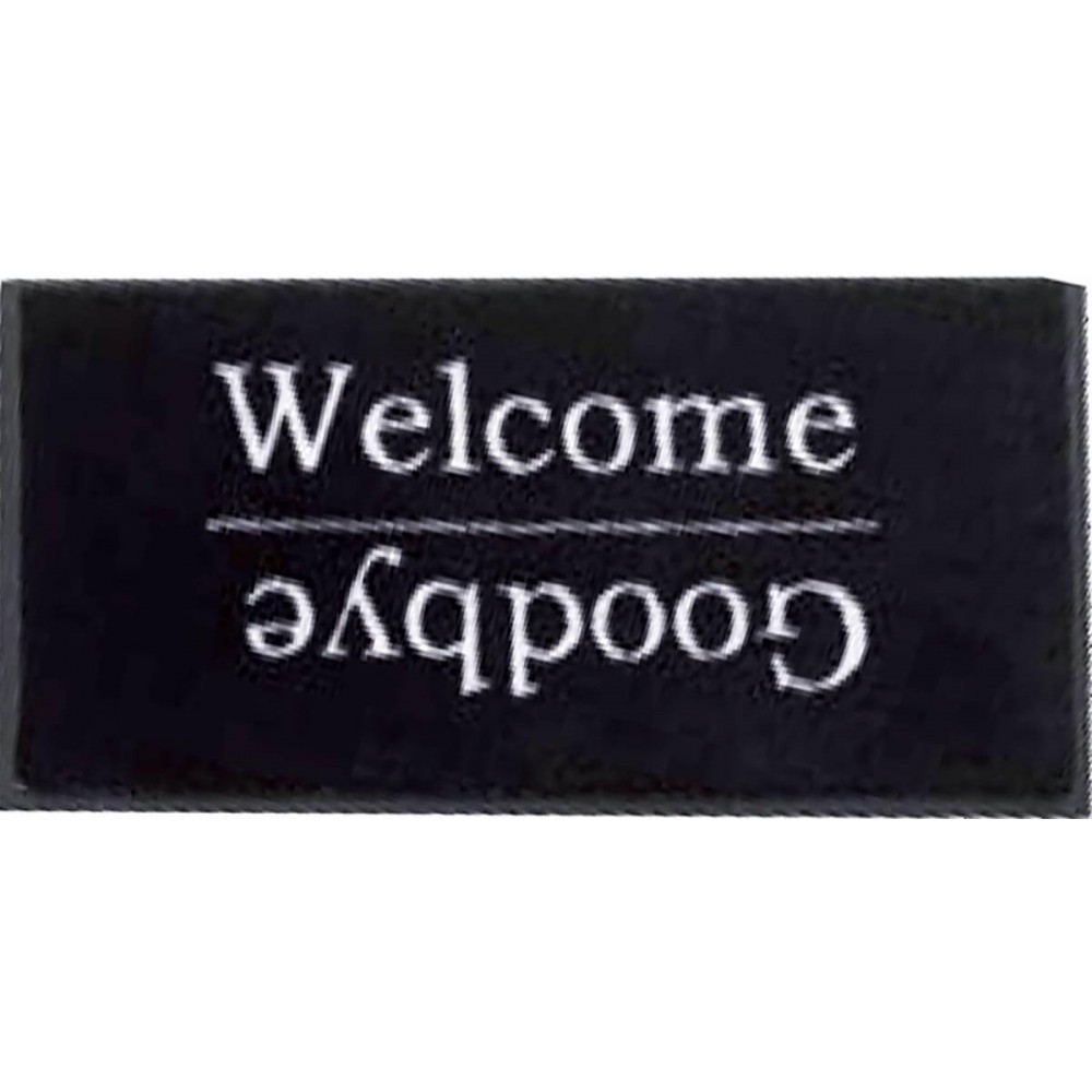  Χαλάκια εισόδου Emotion XS 737 welcome goodbye black