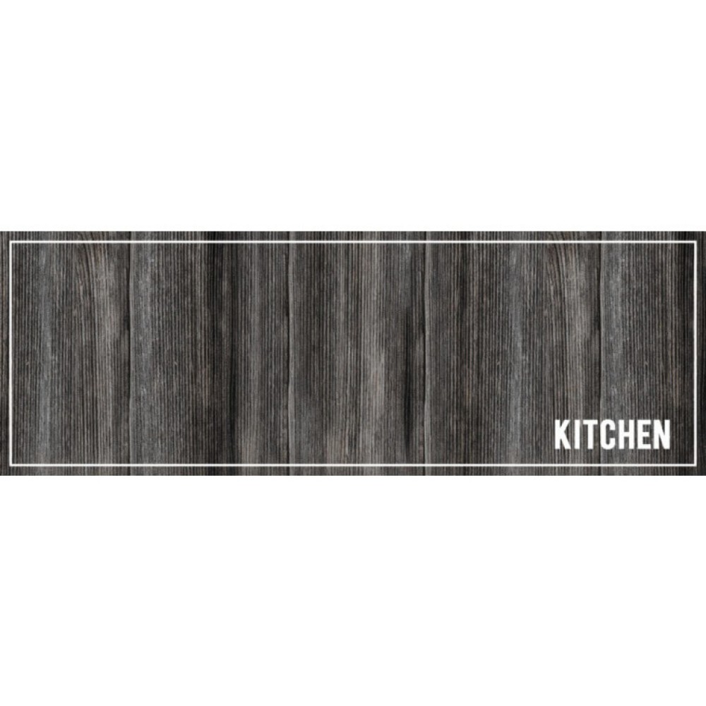 Χαλάκια κουζίνας cook & wash 707 kitchen wood anthra 50x150cm