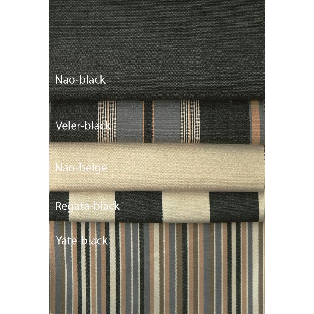 Outdoor υφάσματα κομποζέ 0722 Black 