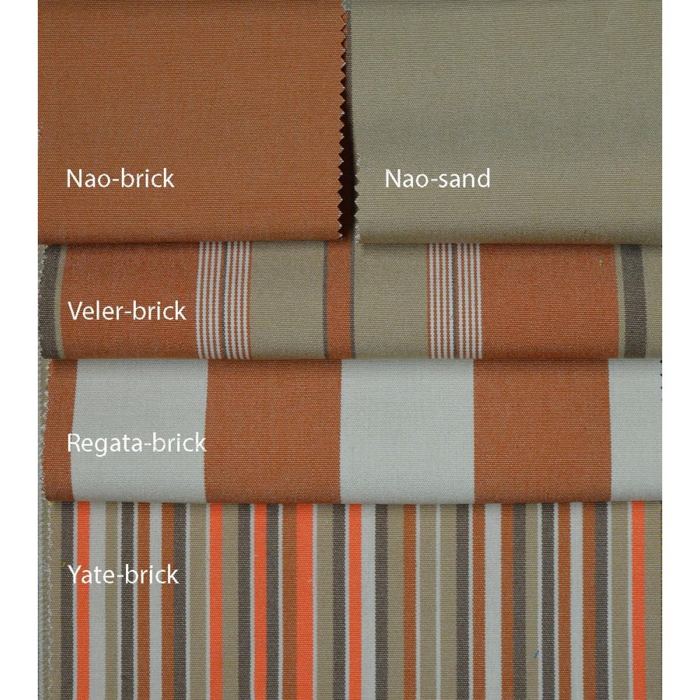 Outdoor υφάσματα κομποζέ 0722 Brick - Sand
