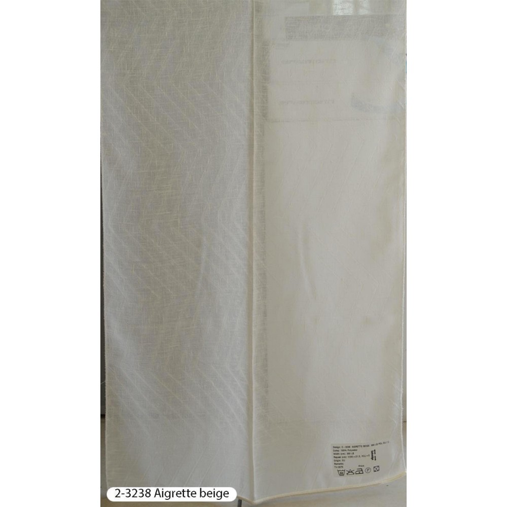 Κουρτίνες  μονόχρωμες 2-3238 Aigrette Beige με το μέτρο