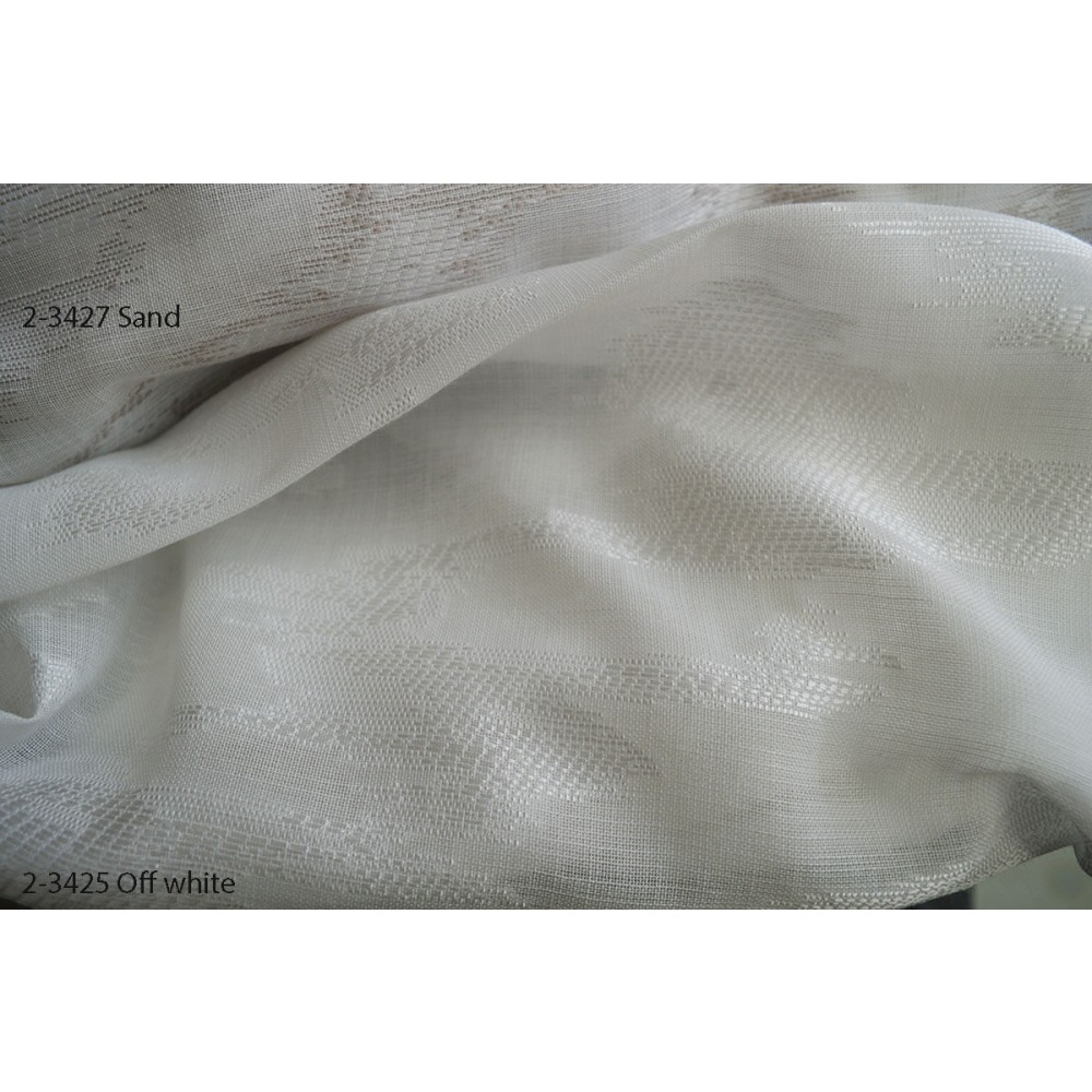 Κουρτίνα φιλ κουπέ μπαρόκ Giacomo 2-3425 Off white με το μέτρο