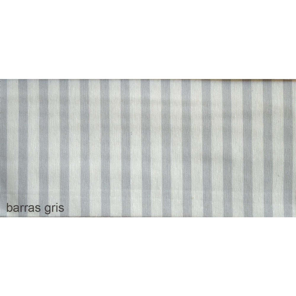 Ύφασμα λονέτα με το μέτρο Estampada Barras gris