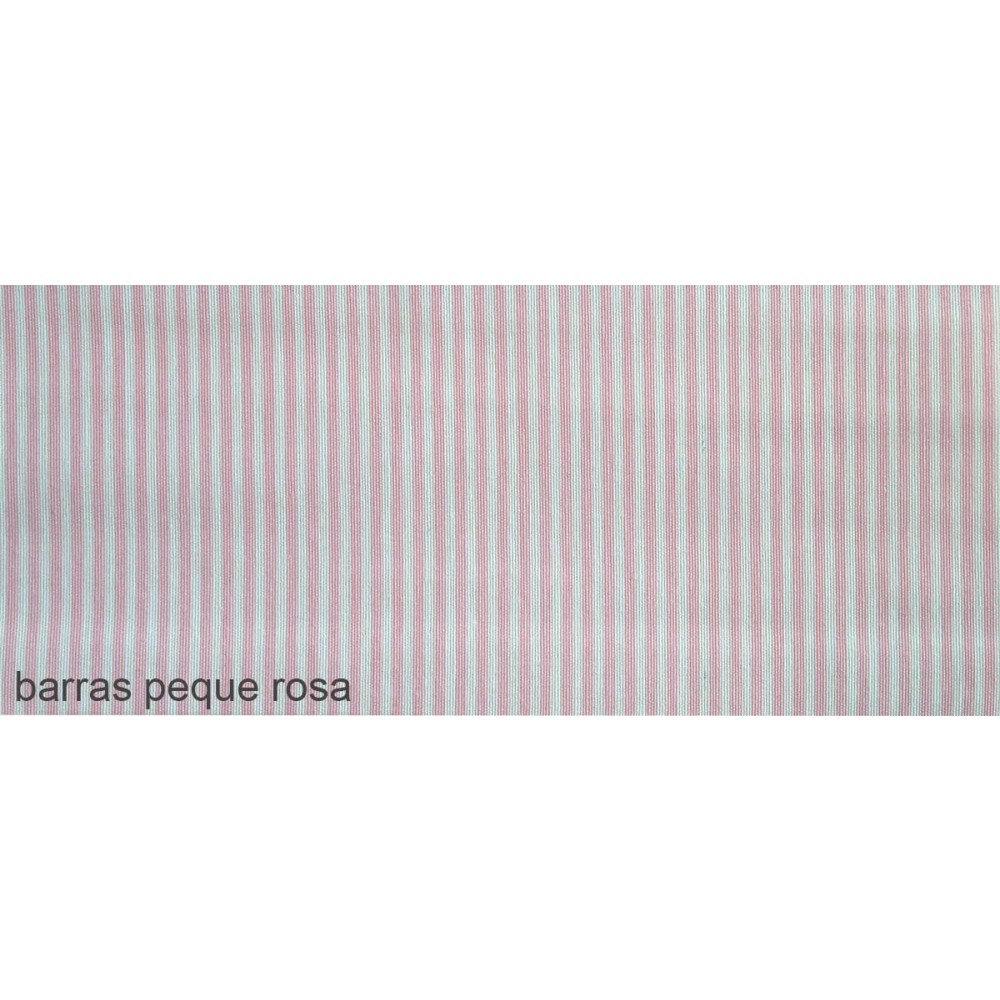 Ύφασμα λονέτα με το μέτρο Estampada Barras peque rosa