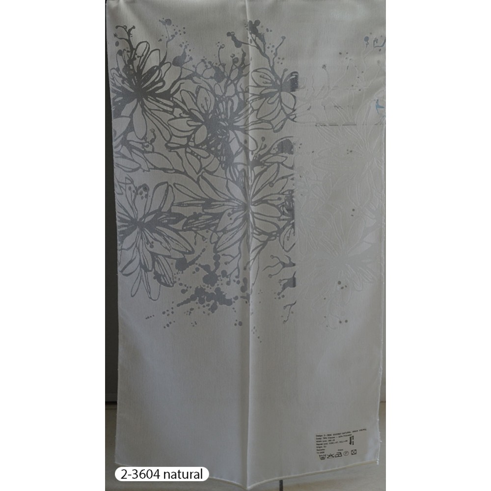 Κουρτίνα ντεβορέ Giverny 2-3604 Natural με το μέτρο