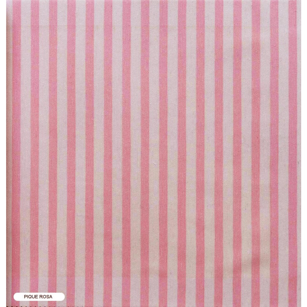 Ύφασμα παιδικό ριγέ Pique Rosa με το μέτρο 
