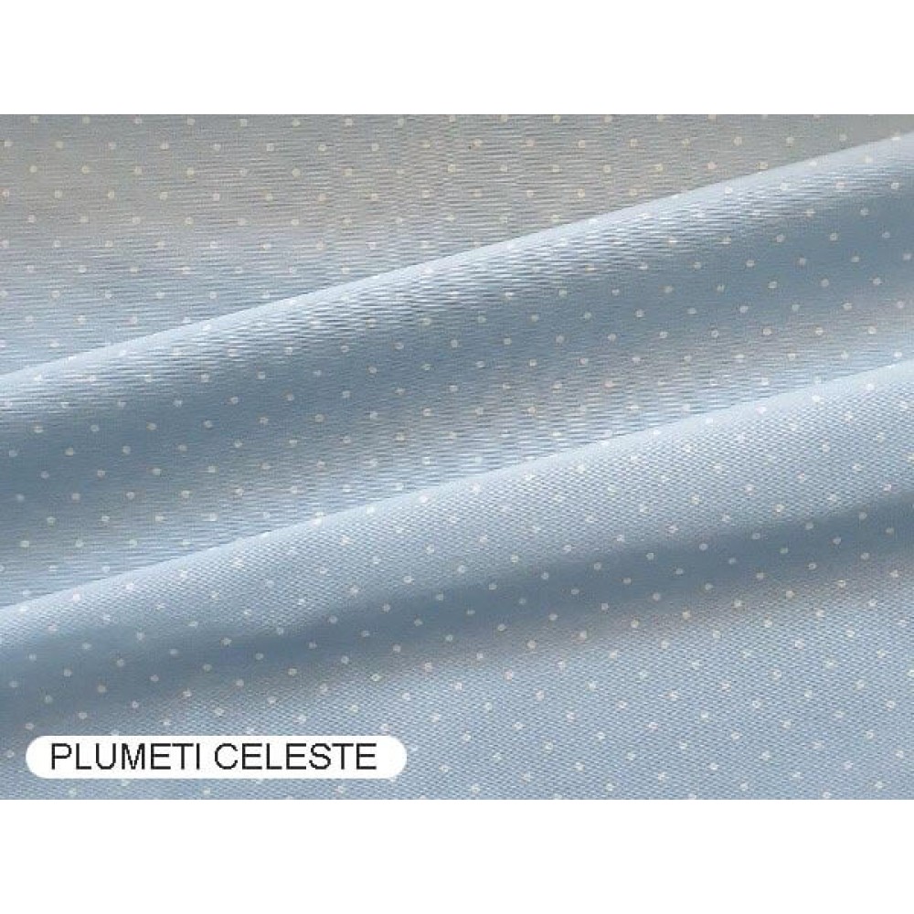 Ύφασμα παιδικό πουά Plumetti Celeste με το μέτρο 