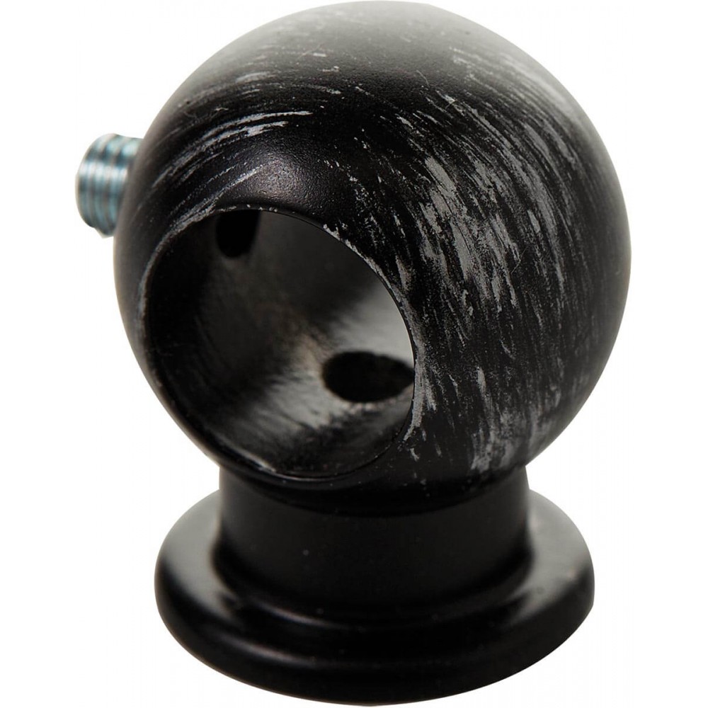 Δακτυλίδι διπλού σιδηρόδρομου 0027 black patine silver