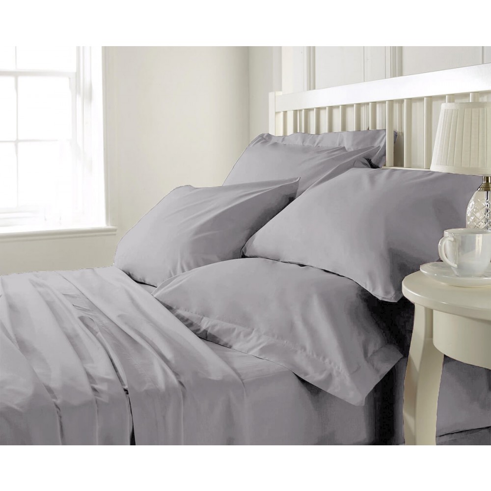 Σεντόνι τεμάχιο υπέρδιπλο Anna Riska Prestige γκρι 240x270