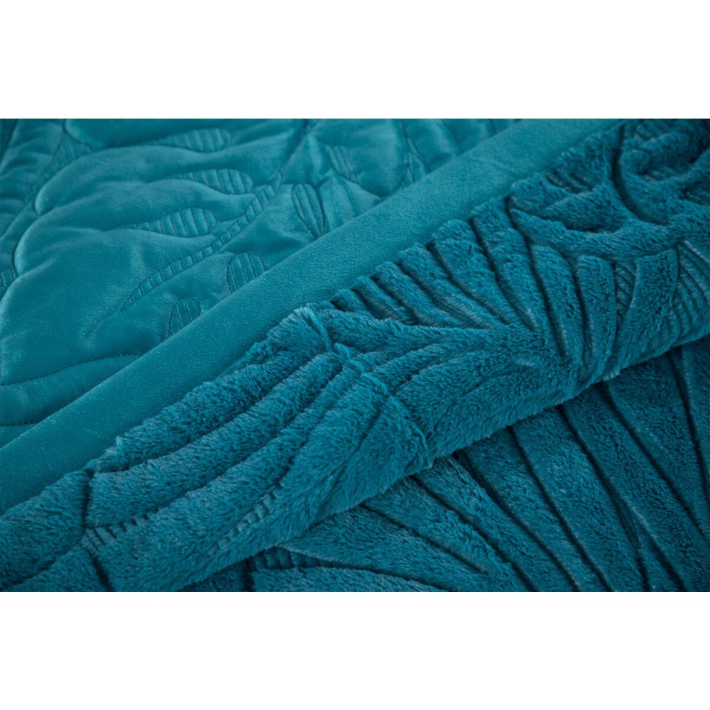 Κουβερτοπάπλωμα υπέρδιπλο AnnaRiska 220x240 Lucia 3-Lake Blue_1