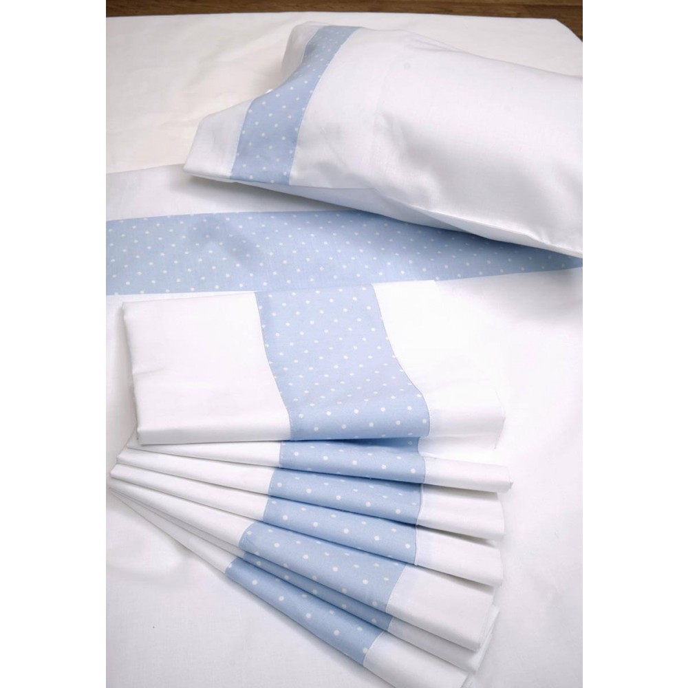Σετ κουβερλί baby Ρόμπιν σιέλ Viopros 100%cotton 2τεμ. 120x160