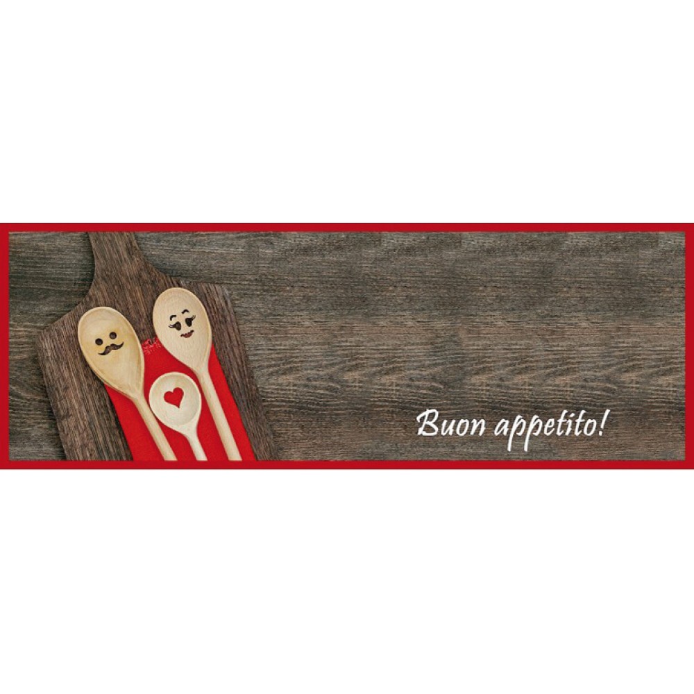 Χαλάκια κουζίνας cook & wash 420 happy wooden spoons 50x150cm