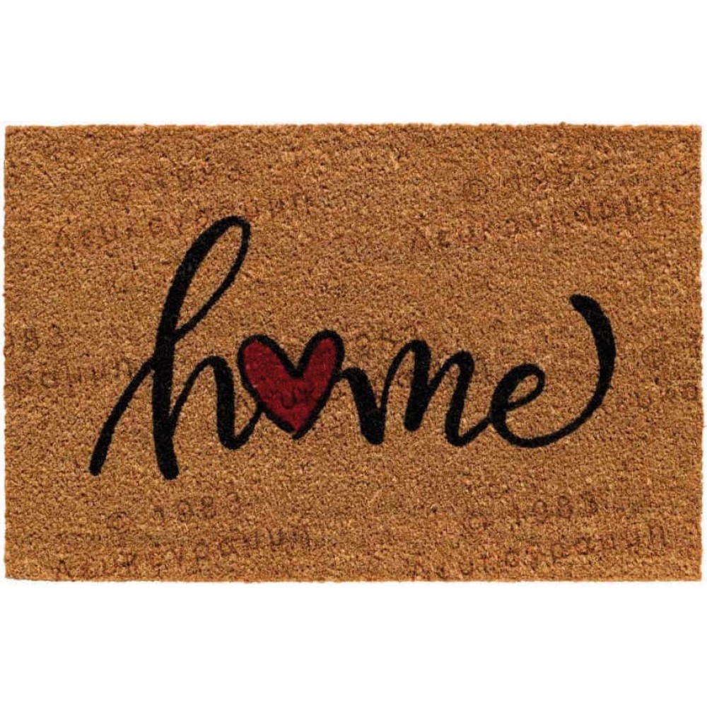 Χαλάκια εισόδου E-Coco 022 home heart red 40x60cm