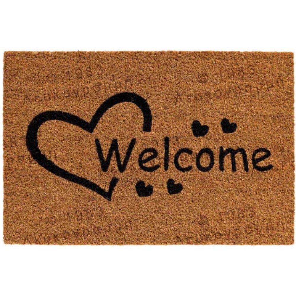 Χαλάκια εισόδου E-Coco 023 welcome hearts 40x60cm