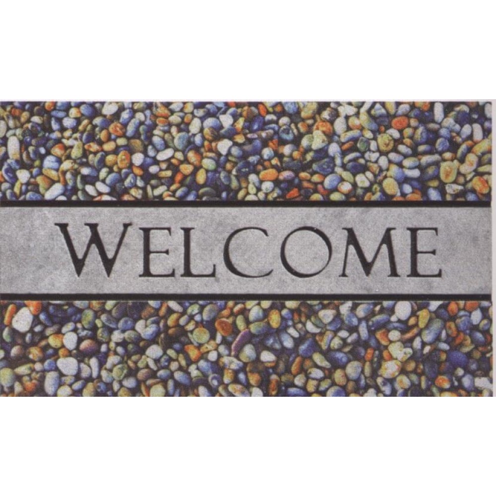 Χαλάκια εισόδου Ecomat 001 welcome pebbles 45x75cm