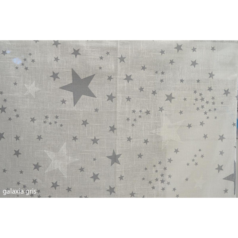 Κουρτίνα παιδική με το μέτρο Galaxia gris_1