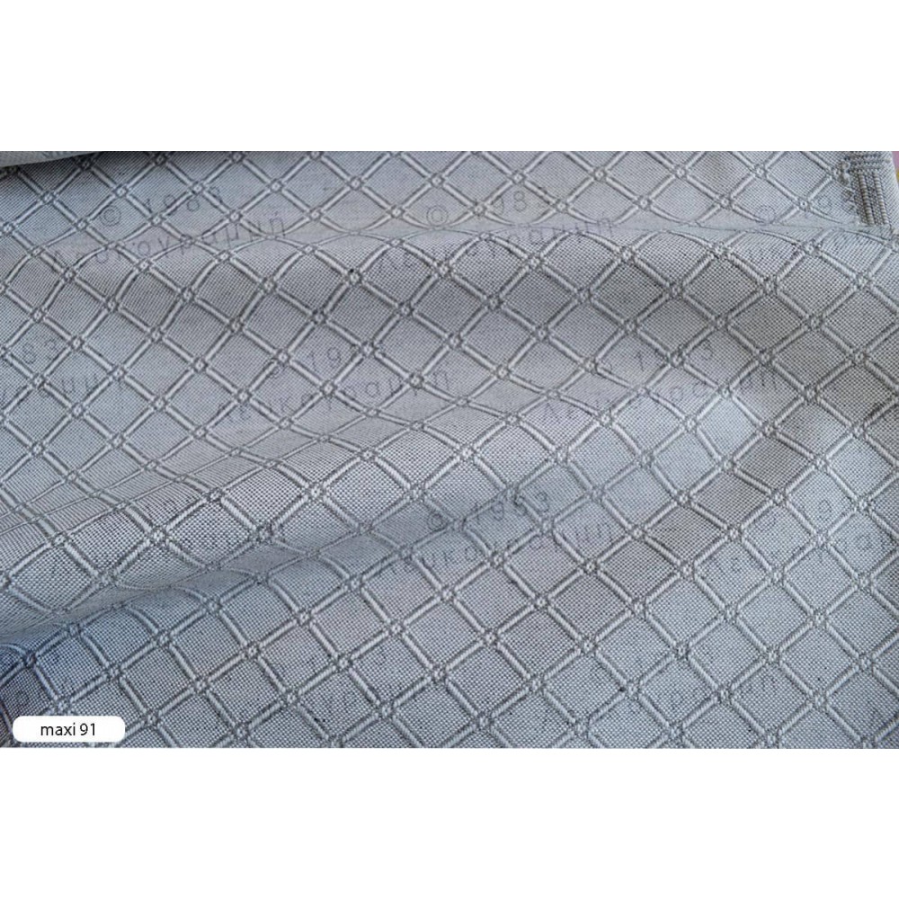 Ύφασμα ζακάρ ρόμβοι Maxi 91 grey 280cm