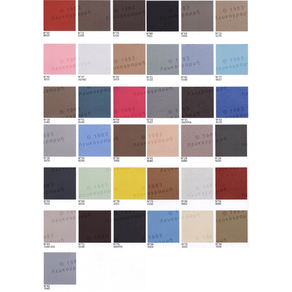 new Pastel colours