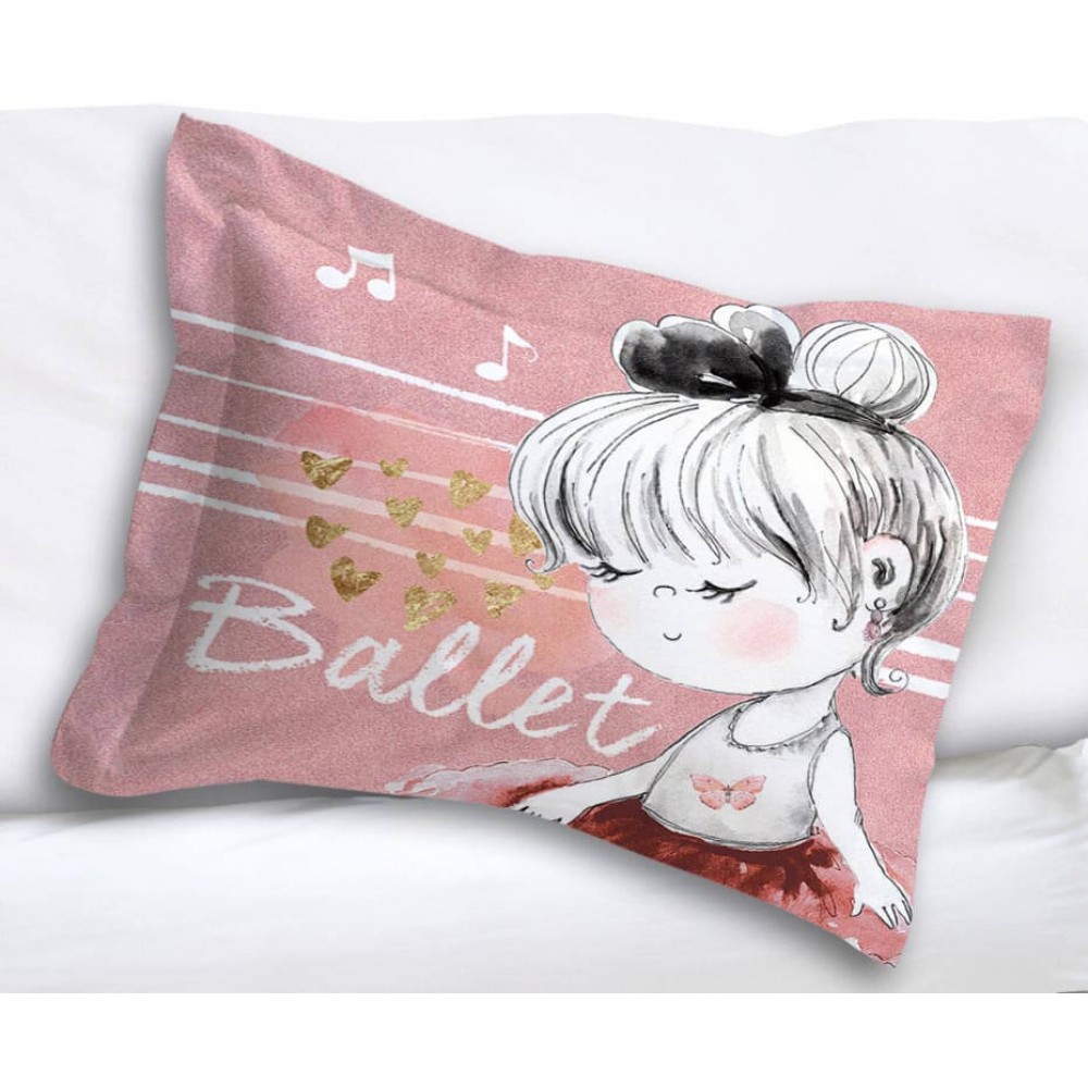Μαξιλαροθήκη Anna Riska Ballet 30x40+4 100%cotton satin 210TC