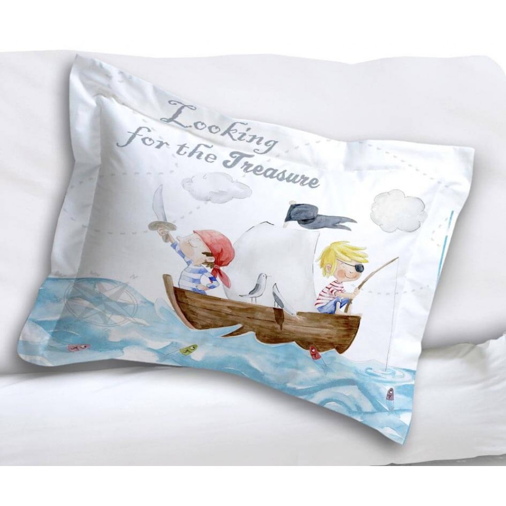 Μαξιλαροθήκη Anna Riska Captain 30x40+4 100%cotton satin 210TC